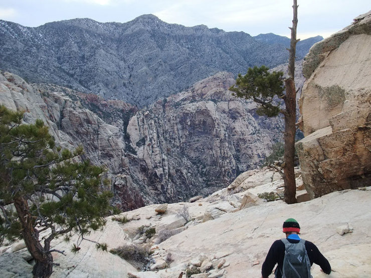 starting the long descent