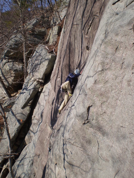 Eric on the upper slab section