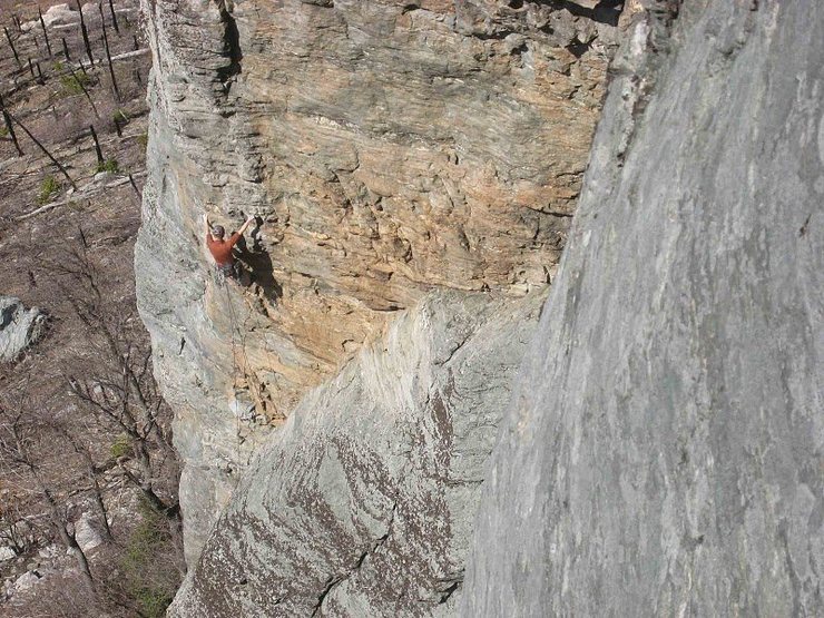 Bruce leading pitch 1. Photo credits got to Zachary.