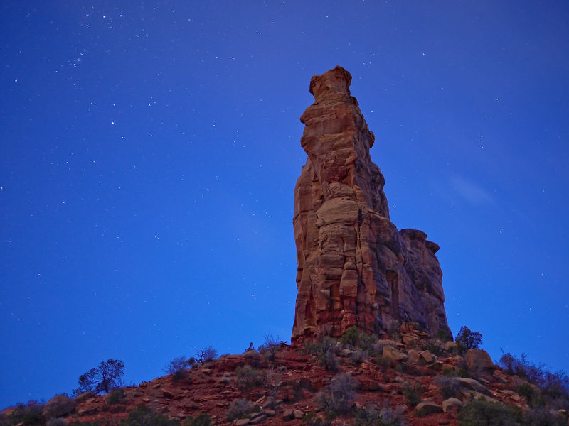 A last look back after the climb.