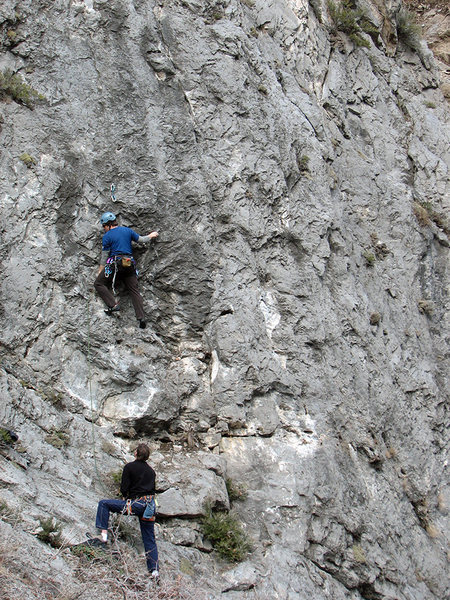 Walt at the crux.<br>
<br>
March, 2011.