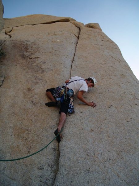Right before the crux on the Banjo.