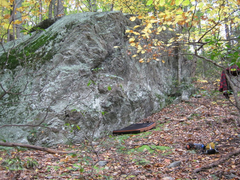 Main wall visible right off of Little Yellow Trail...the trail actually passes ontop of this.