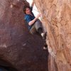 Working Baby Face in Hueco Tanks