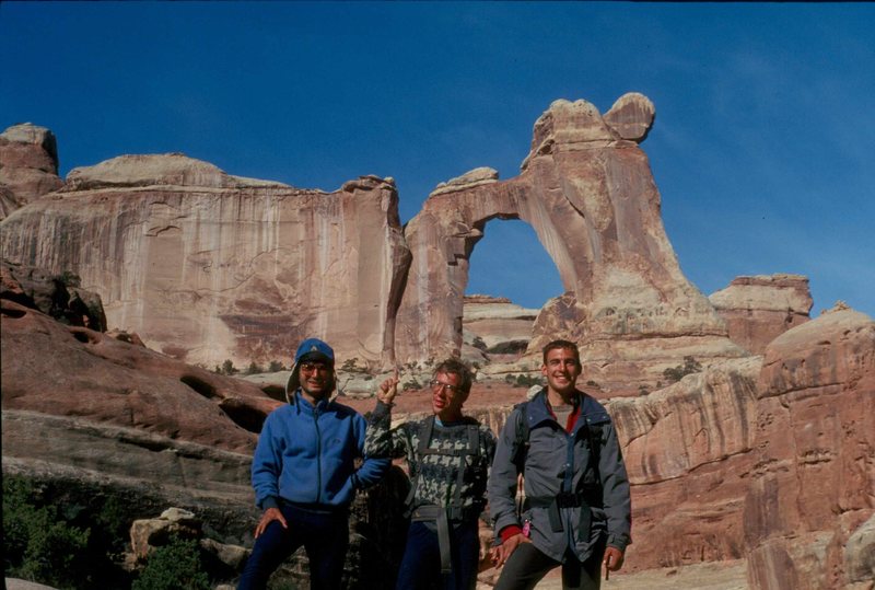 3/4 of the first ascent team, April 3, 1991