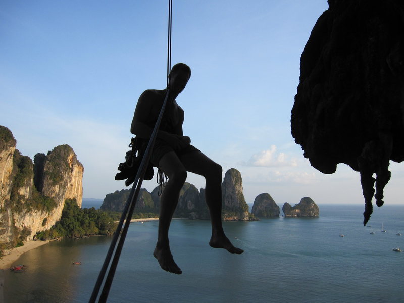 Finishing the back-clipped rap of pitch 3