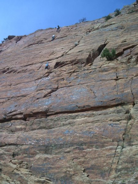 John and Chad on the last pitch of Road To Nowhere. Jess on Wide Open Spaces.