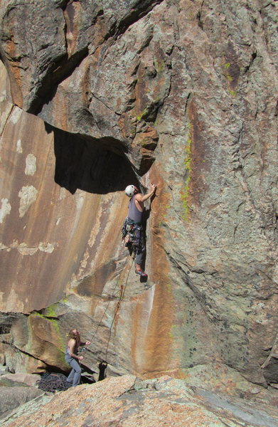 Chris Miller above the Rabbit Hole.