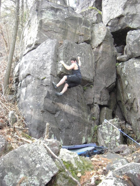 Sweaty on the upper moves.