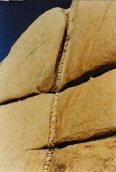 A detailed view of 39 Steps on Sargeant Rock.