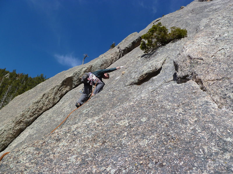 Pitch 2 from White Whale belay.