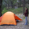 Gettin camp set up in Yosemite!!
