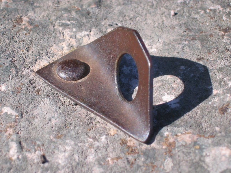 Hanger at the top of the chimney
