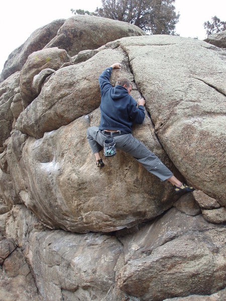 @ the crux (also other hold options besides the crack).