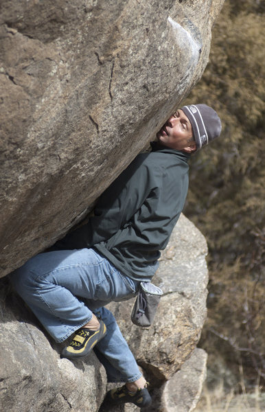 Mark Roth LOVES the granite features @ The Freight Train!