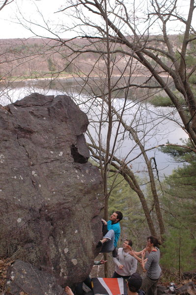 Ian topping out the flash.