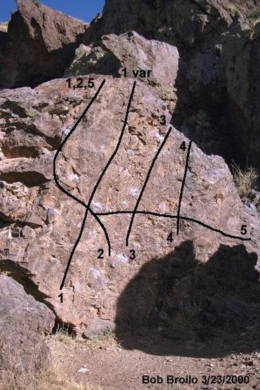 Ultimate boulder in Socorro! Thanks to Bob Broilo for the pictures!