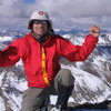 Self Portrait on summit of Jones Mountain.