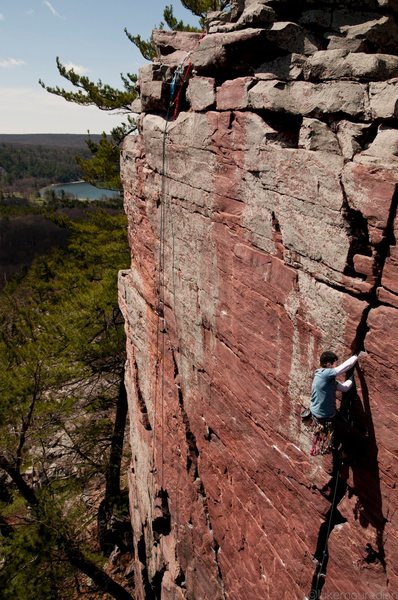 Ryan on Birch Tree , photo Luke Mouradian