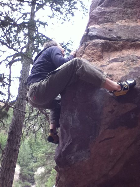 Devin working the northeast corner problem.