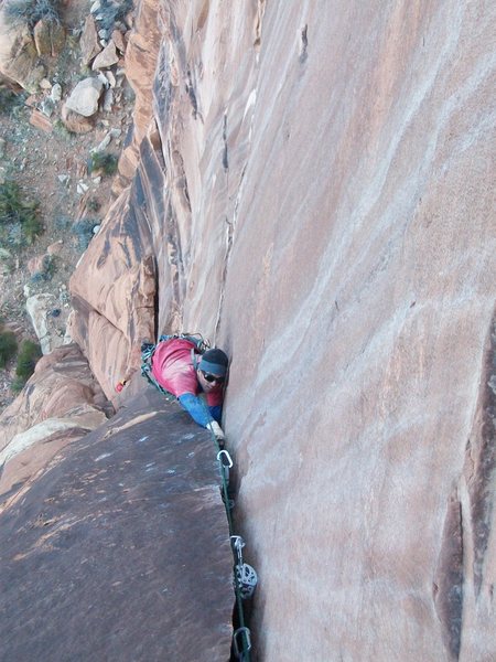Crusing the second pitch.