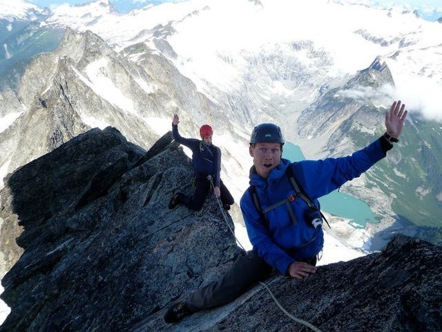 Daniel and I on the west ridge