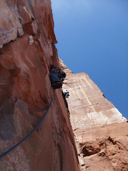 Mike on the start of P3. Note proximity to K-I.