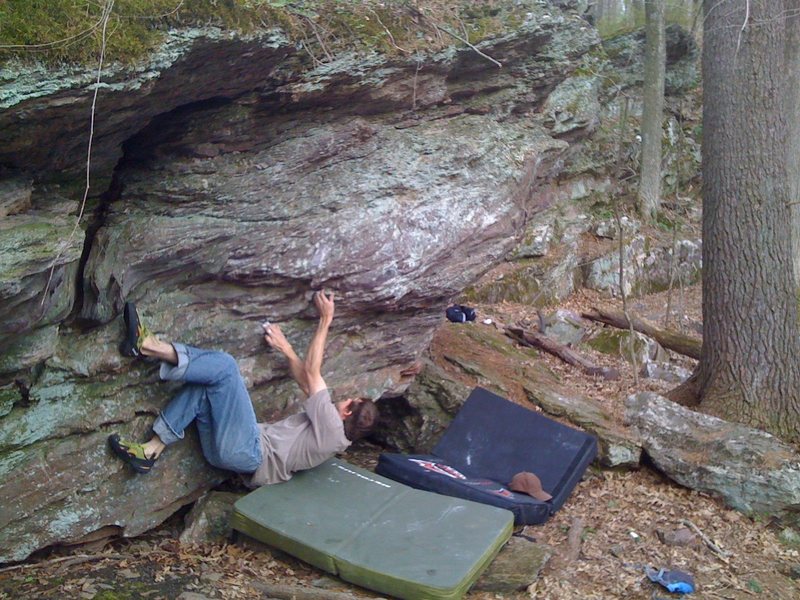 Just off the start to the good undercling.