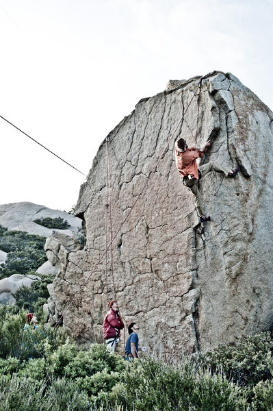 Liebacking the top for the dynamic finish