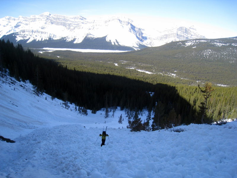 Avalanche gully, get through this area early