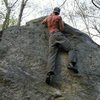 beer was a determining factor in reaching the top of this rediculous V4