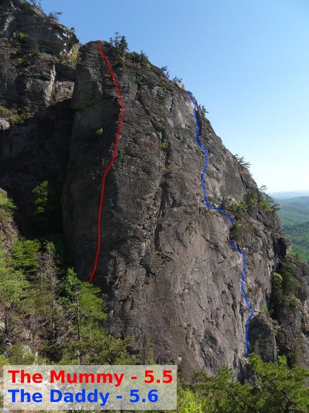Topo of route. Stretch the rope, use long draws and find belays where appropriate.