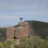 Condor pose on top of the Anvil after a grueling yet successfull ascent by Bertram.