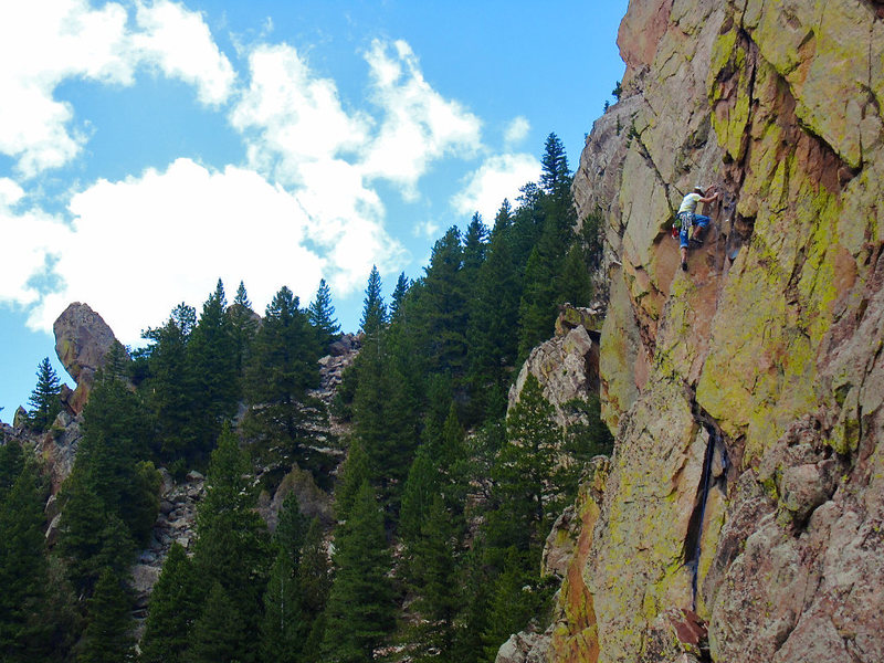 Upper section of the exposed 4th pitch.