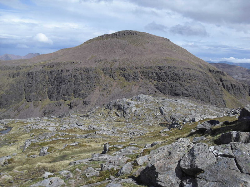 One of the remote Munros.. Rhuad Stac Mor .. No path up this Mountain. Photo Pete Armstrong