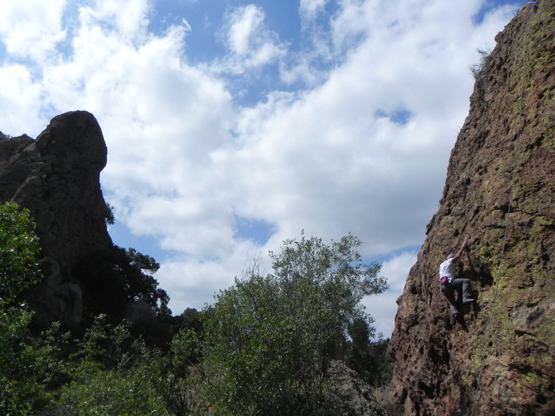 mike newheart climbing his first "HeadOlettuce.