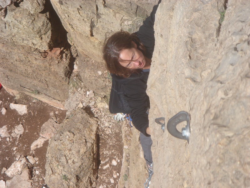 Michelle leading Alexi's.