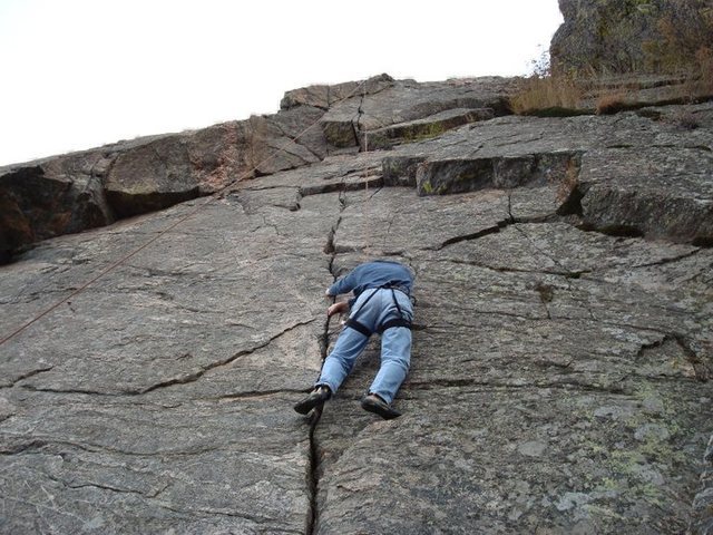 Dave Kenealy on 5.8 crack.
