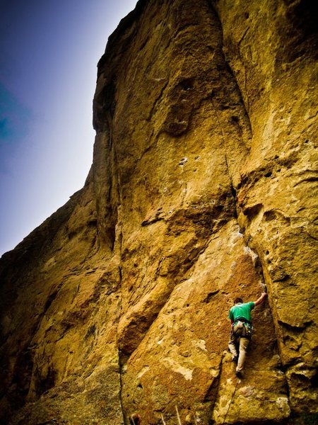 Corey McCarthy styling this fine little crux festival.