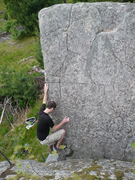 Paul enjoying the route.