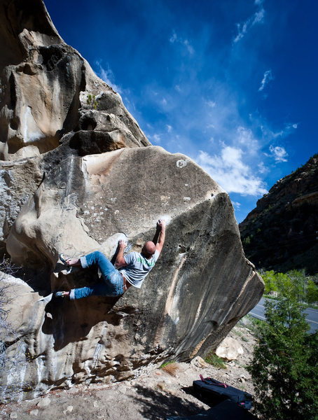 Front Range climber giving it a go. If you know this guy PM me so I can send him a copy.