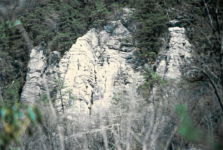 White Rocks as seen from the Cumberland Valley