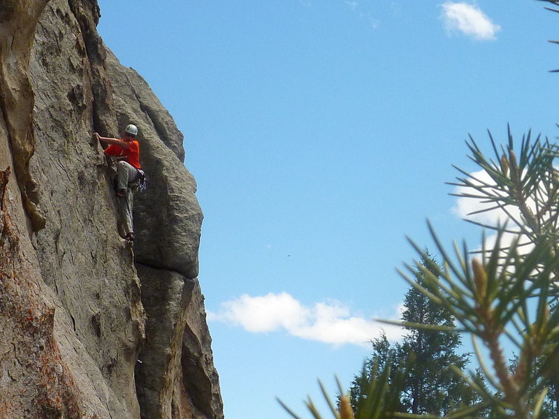 Bill in the middle, featured part of the route. June 2011.