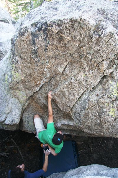 Will getting ready for the sloppers on Ruby Slippers, V0+