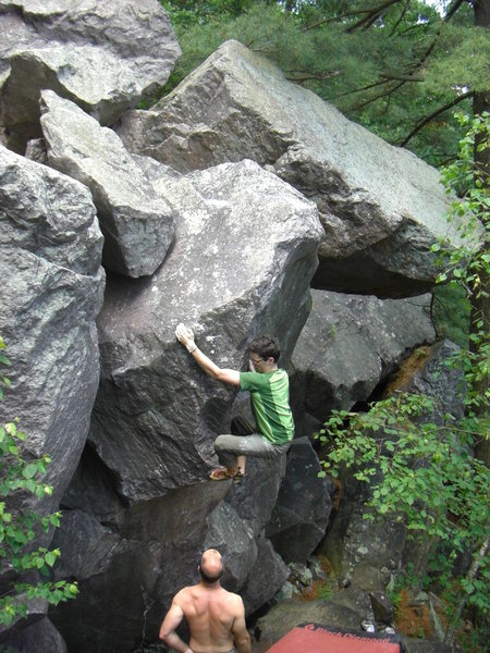 Jeremy getting up on it.