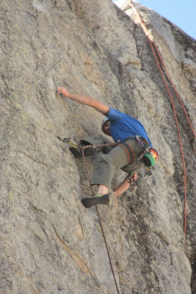 Some trickier moves higher up.