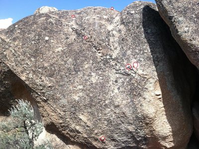 Follow the (micro) crimps to top out. God speed.