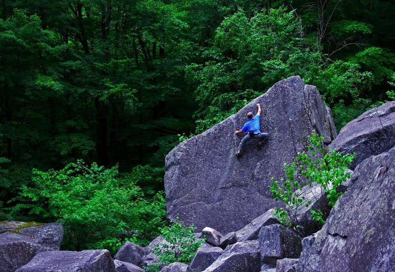 Bouldering in NH.