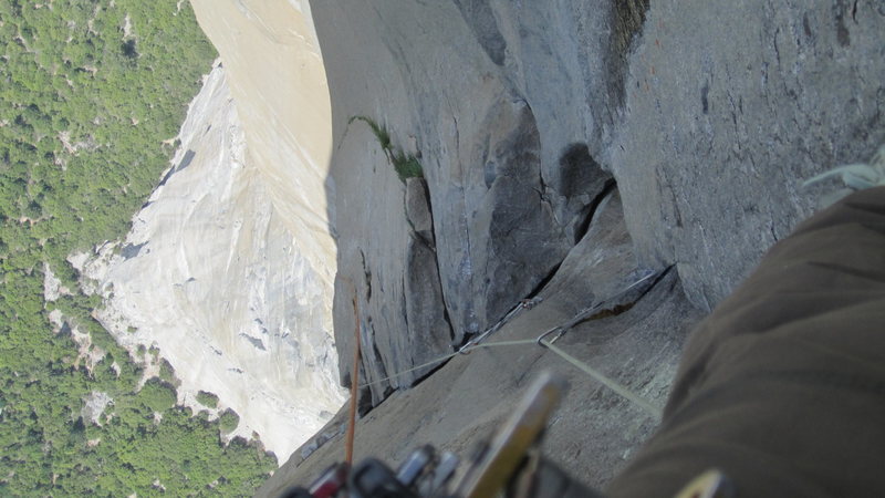 P28+29 super fun free climbing 2500' off the ground. yeah!