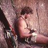 Pablo, ledge atop New Wave, Devil's Tower, Wyoming, Aug 1984.